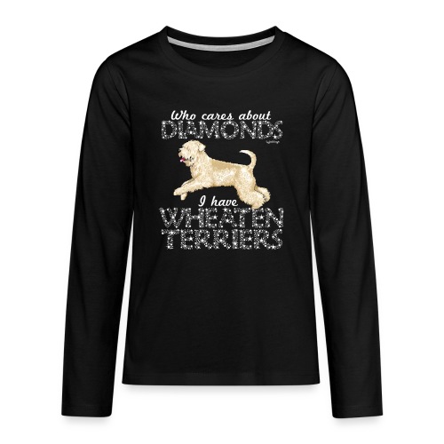 Wheaten Terrier Diamonds - Teenagers' Premium Longsleeve Shirt