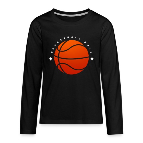 Basketball Boys - Teenager Premium Langarmshirt