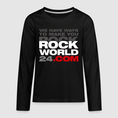 Kolekcja BLACK 2020 - Koszulka Premium z długim rękawem dla nastolatków