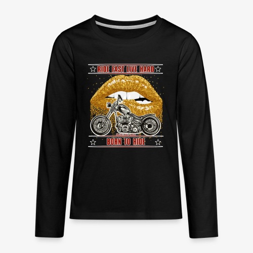 Ride Fast Live Hard - Ride Or Die - Långärmad premium T-shirt tonåring