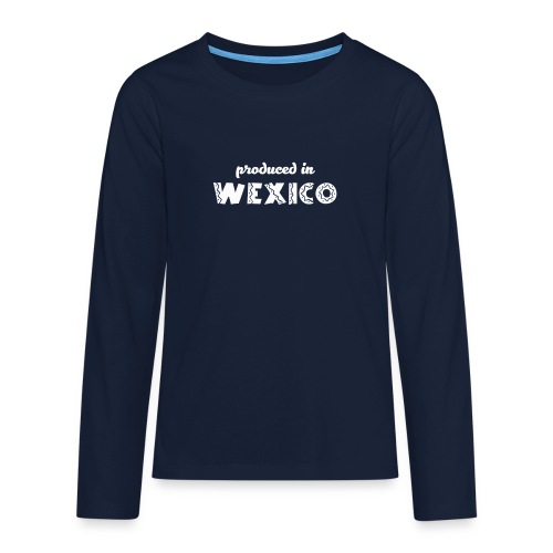 Wexico White - Teenagers' Premium Longsleeve Shirt