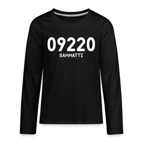 09220 SAMMATTI - Teinien premium pitkähihainen t-paita