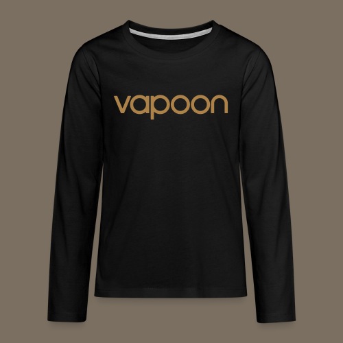 Vapoon Logo simpel 01 - Teenager Premium Langarmshirt
