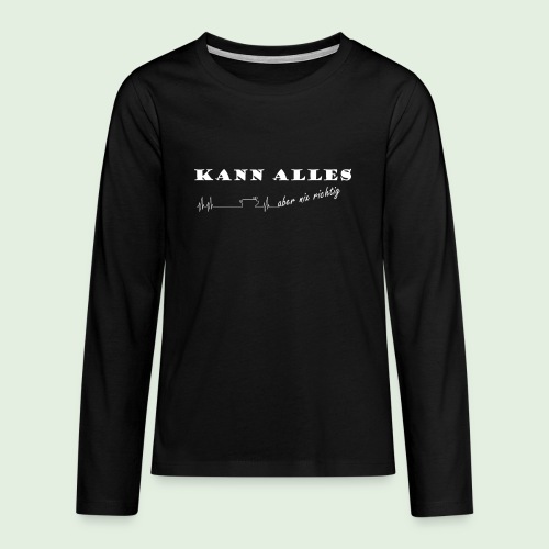 kannalles - Teenager Premium Langarmshirt