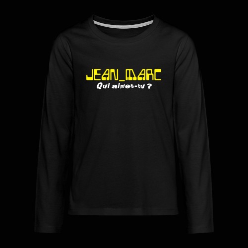 Jean_Marc Official Merch' - T-shirt manches longues Premium Ado
