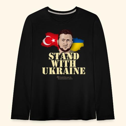 Ukraine Türkei Selenskyj - Teenager Premium Langarmshirt