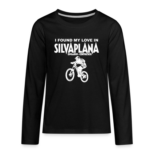 I found my love in Silvaplana, Mountainbiking - Teenager Premium Langarmshirt