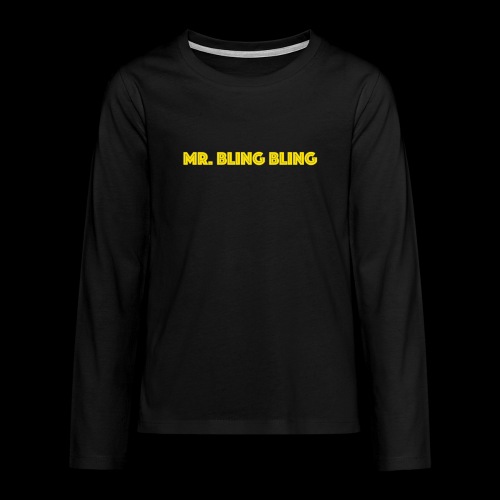 bling bling - Teenager Premium Langarmshirt