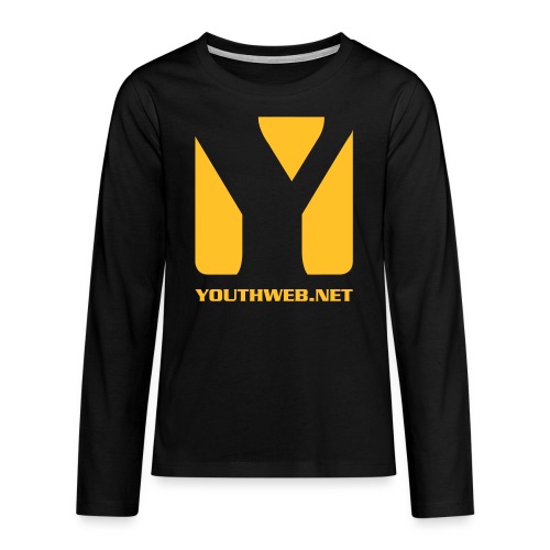 yw_LogoShirt_yellow - Teenager Premium Langarmshirt