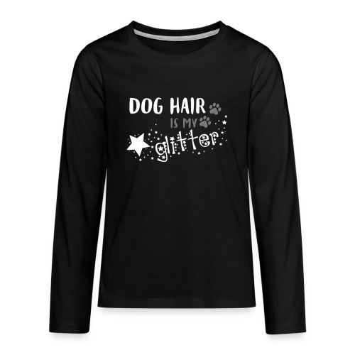 paillettes de chien - T-shirt manches longues Premium Ado