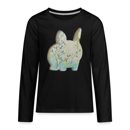 Rabbit in the spring - Teenagers' Premium Longsleeve Shirt