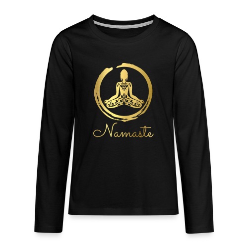 Namaste Meditation Yoga Sport Fashion - Teenager Premium Langarmshirt
