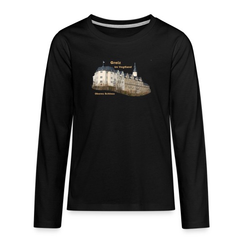 Greiz Schloss Design - Teenager Premium Langarmshirt