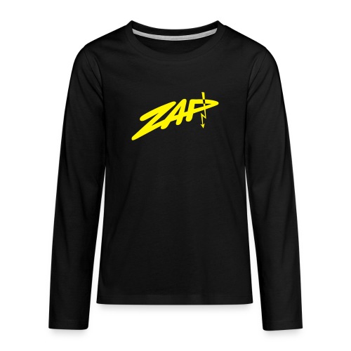 zap_logo_gelb - Teenager Premium Langarmshirt