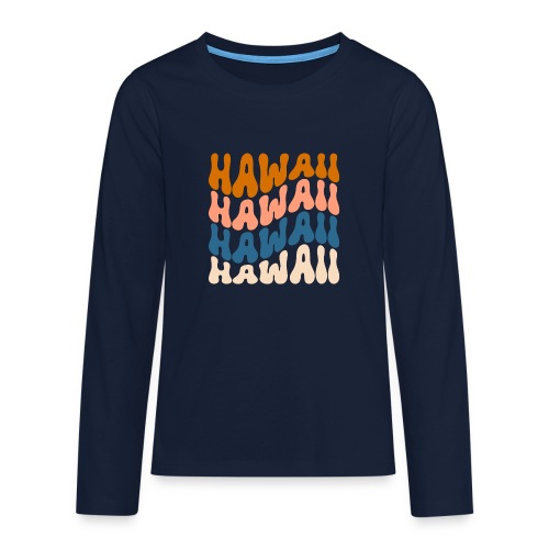 Hawaii - Teenager Premium Langarmshirt