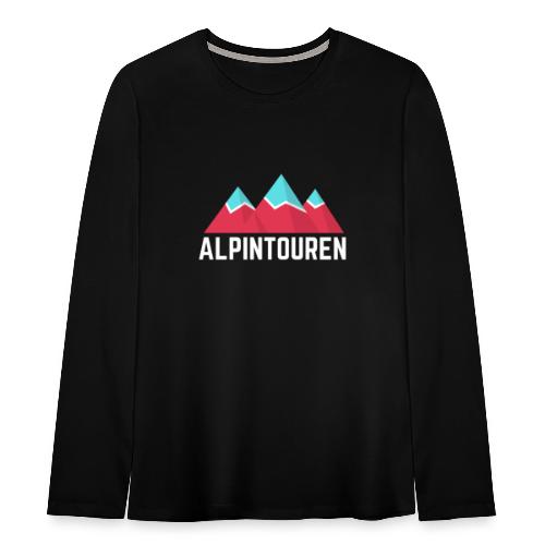Alpintouren Logo - Teenager Premium Langarmshirt