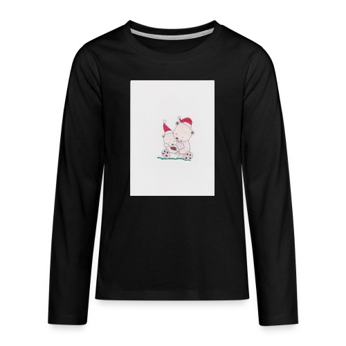 Weihnachts Bär - Teenager Premium Langarmshirt
