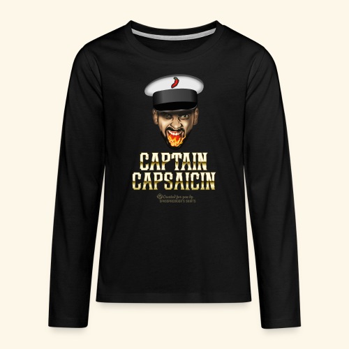 Captain Capsaicin Chili T-Shirt - Teenager Premium Langarmshirt