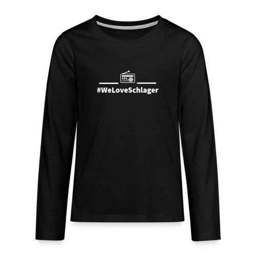 WeLoveSchlagerRadio - Teenager Premium Langarmshirt