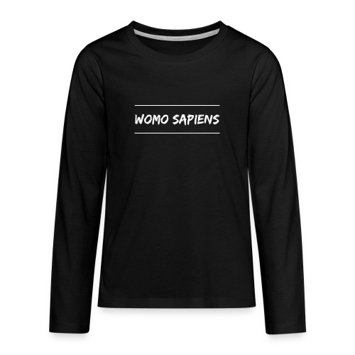 Camping Wohnmobil Camper Womo Sapiens - Teenager Premium Langarmshirt
