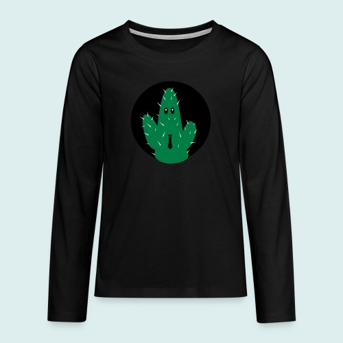 cactus tie - Teenager Premium shirt met lange mouwen