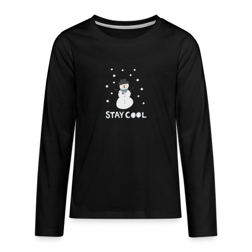 Snowman - Stay cool - Långärmad premium T-shirt tonåring