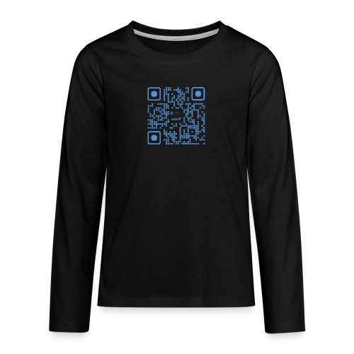 QR Maidsafe.net - Teenagers' Premium Longsleeve Shirt