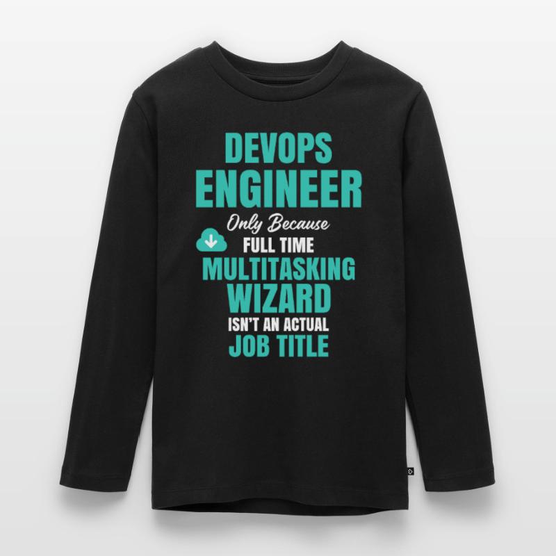 DevOps Engineer Multitasking-Assistent Teenager Premium Bio Langarmshirt