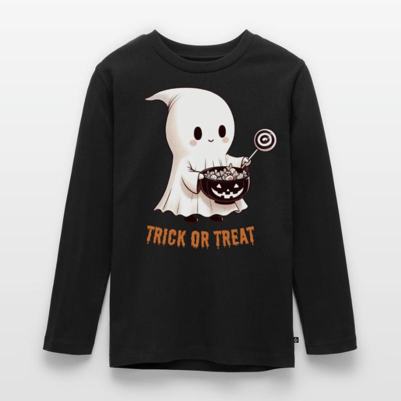 Süßes oder Saures Teenager Premium Bio Langarmshirt