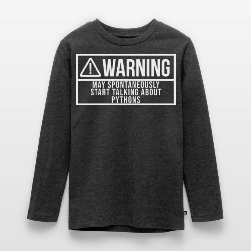Python Teenager Premium Bio Langarmshirt