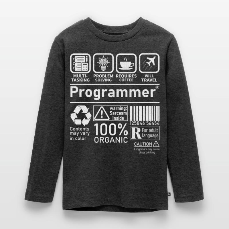Programmer multi tasking problem solving requires Teenager Premium Organic Long Sleeve Shirt