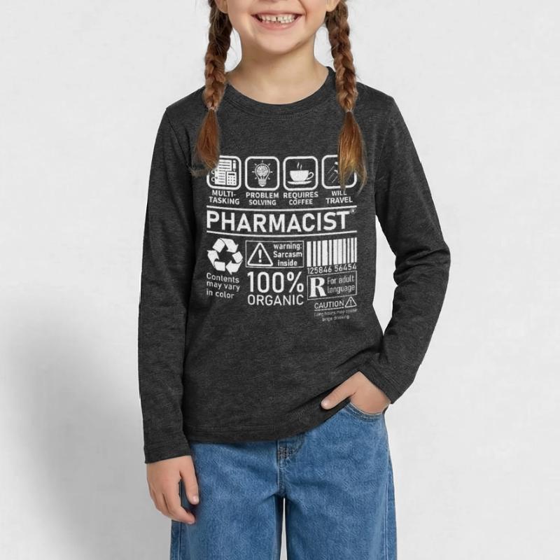 Pharmacist multi tasking problem solving Teenager Premium Organic Long Sleeve Shirt