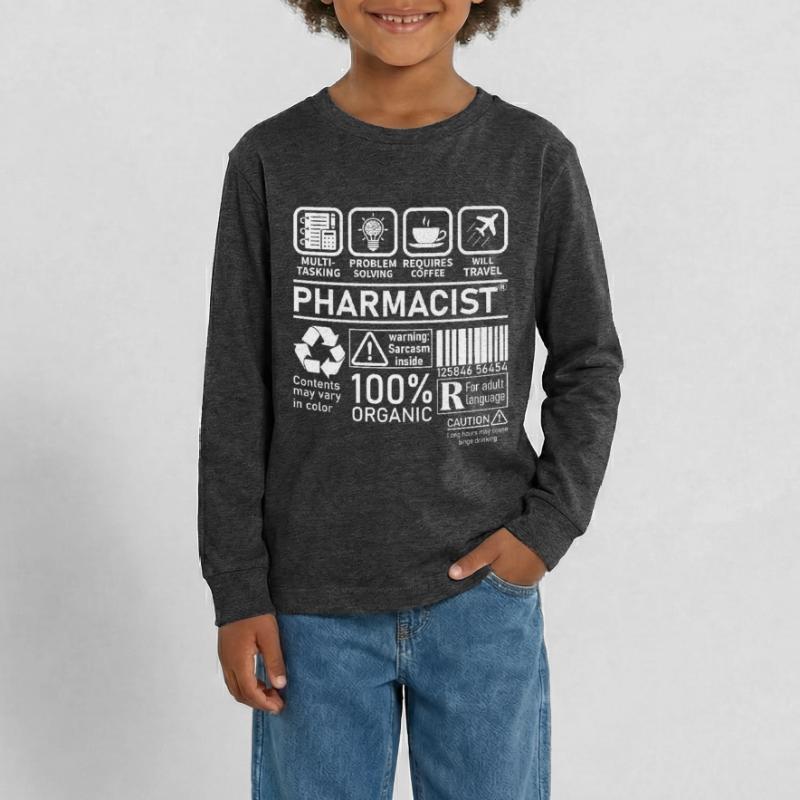 Pharmacist multi tasking problem solving Teenager Premium Organic Long Sleeve Shirt