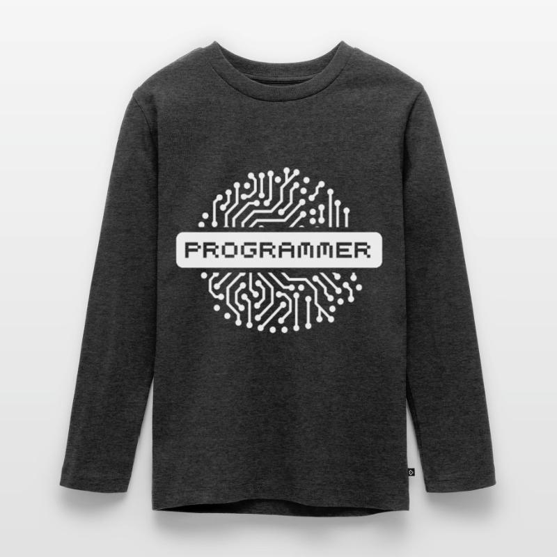 Programmier nerd programmier Geek Teenager Premium Bio Langarmshirt