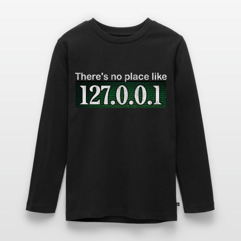 Computer Science Hacker Programmer Binary Pc Computer Premium økologisk langærmet T-shirt til teenagere