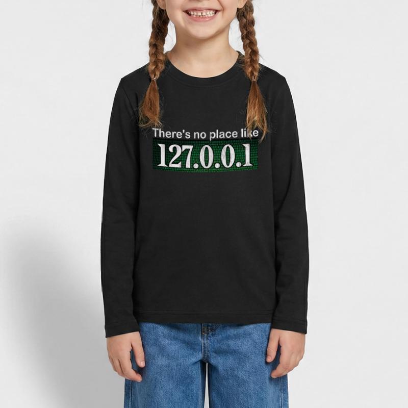 Computer Science Hacker Programmer Binary Pc Computer Premium økologisk langærmet T-shirt til teenagere