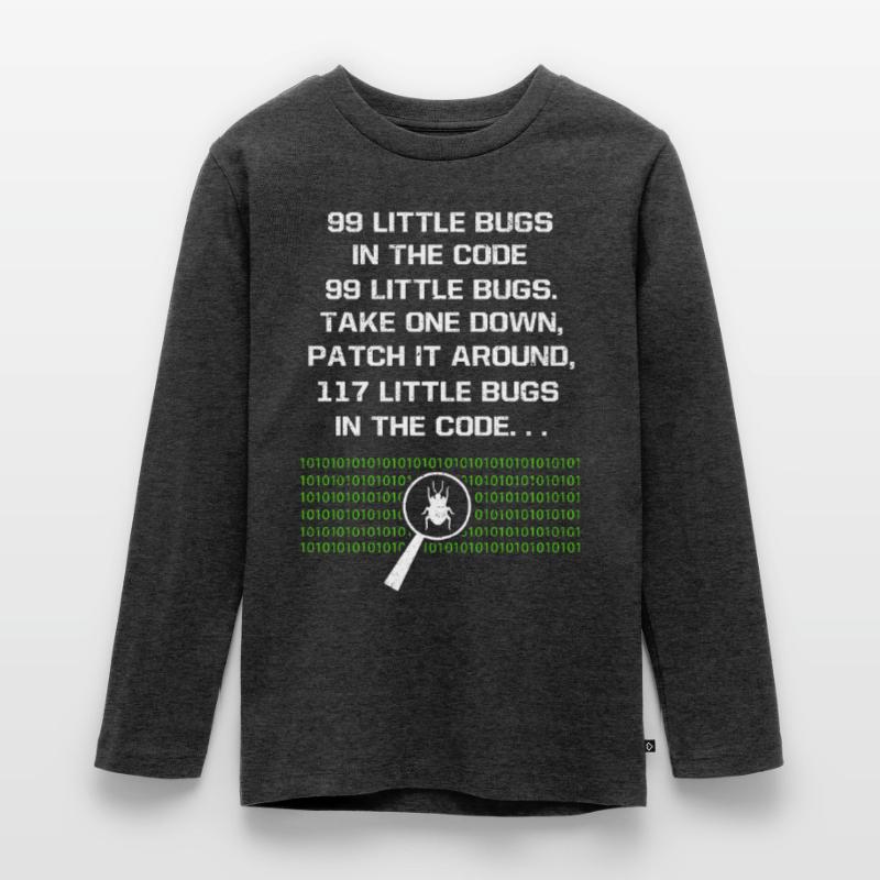 99 petits bugs dans le programme Code Computer Geek T-shirt manches longues Premium Ado