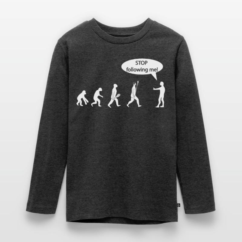Evolution Teenager Premium Organic Long Sleeve Shirt