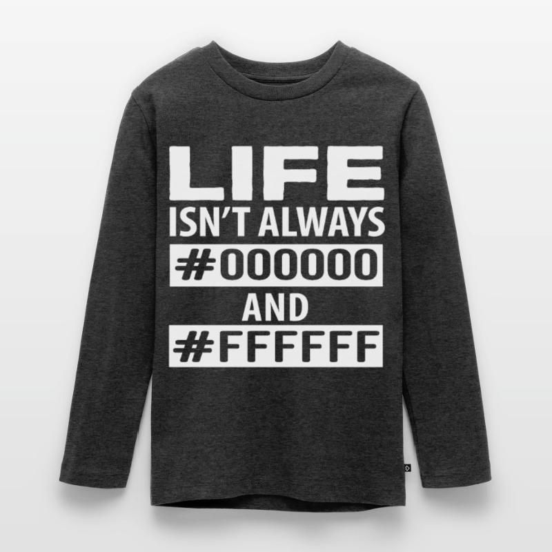 Programmierer Farbcode Lustig Teenager Premium Bio Langarmshirt