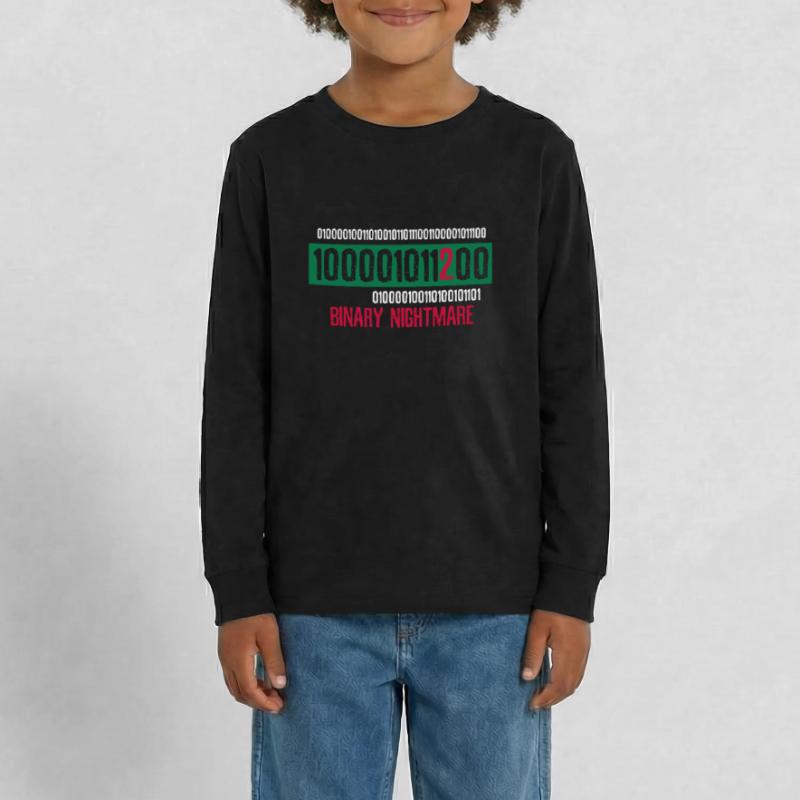 Geek Coder Coding Nerd Geschenk Teenager Premium Bio Langarmshirt