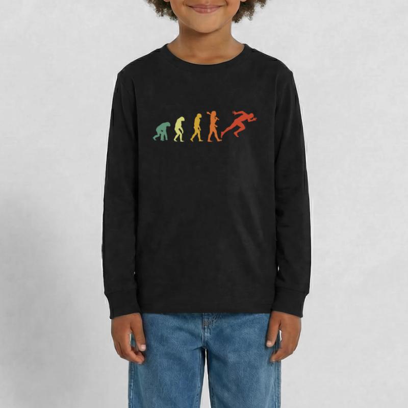 Sprinter Evolution Retro Edition Teenager Premium Bio Langarmshirt