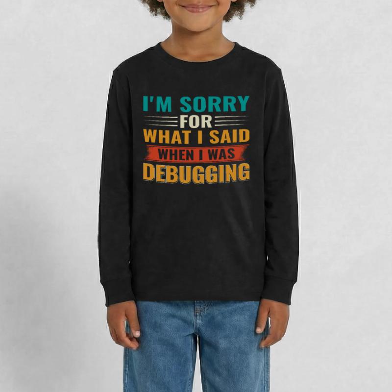 Debugging Nerd Computer Programmeur IT T-shirt manches longues Premium Ado