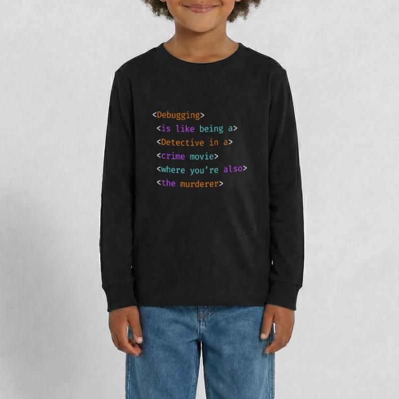 99 Little Bugs In The Code Programmierer Coding Teenager Premium Bio Langarmshirt