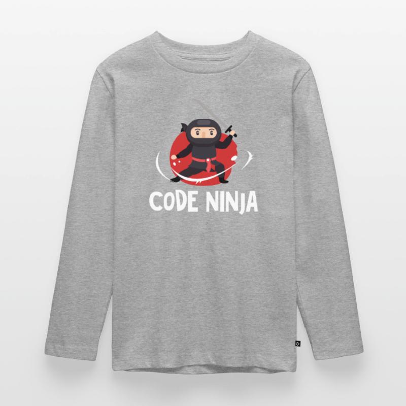 Programmation code ninja T-shirt manches longues Premium Ado