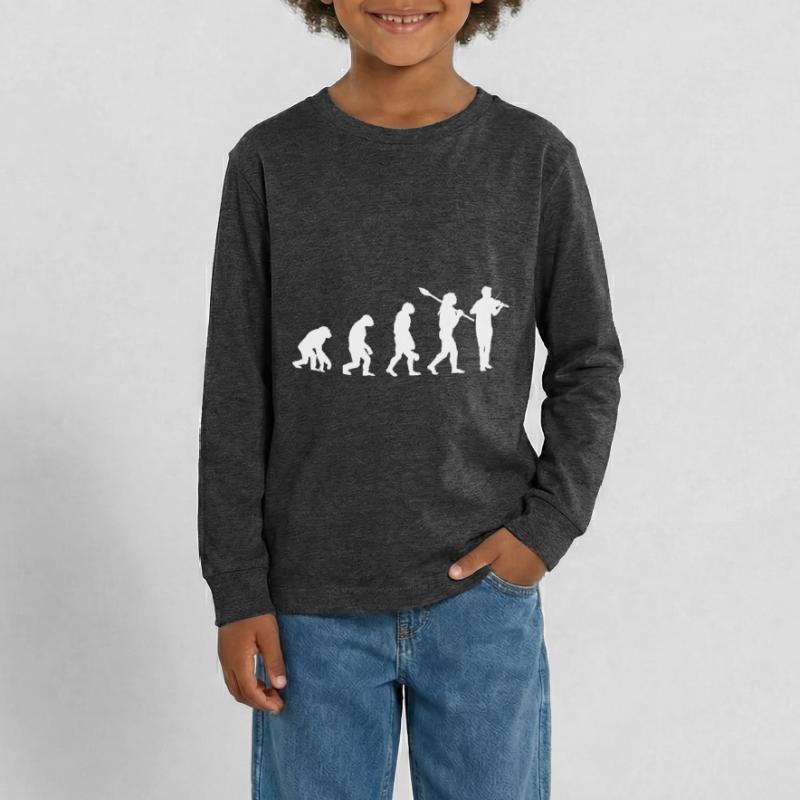 Viola evolution instruments concert Teenager Premium Organic Long Sleeve Shirt