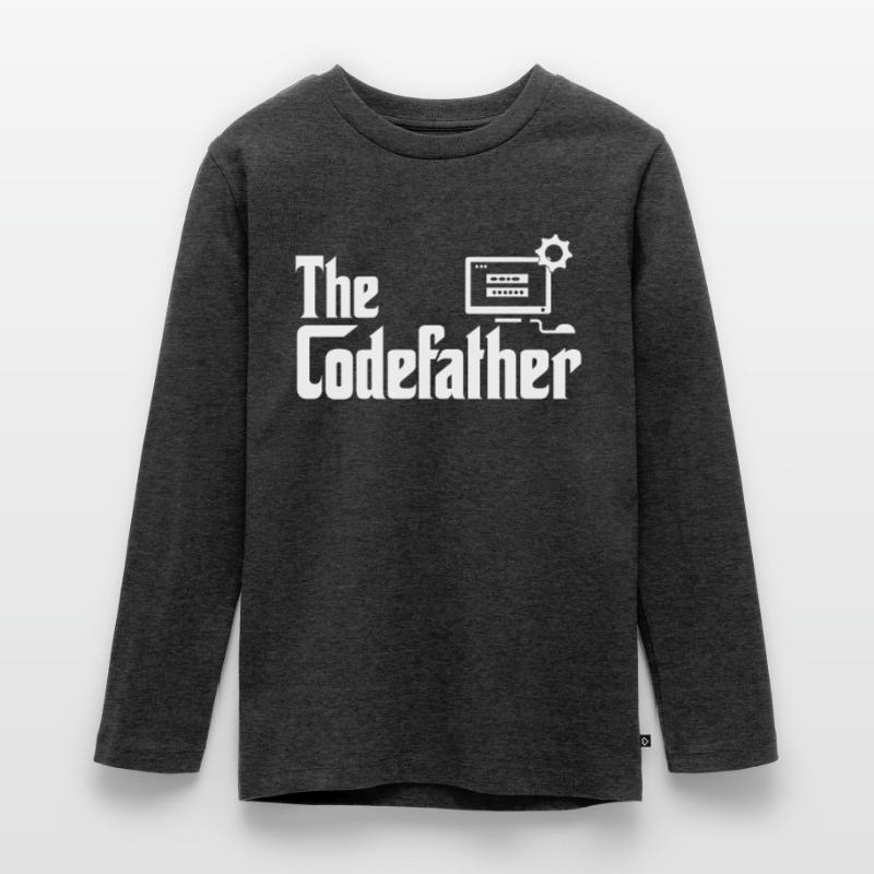 L’ordinateur codeur codeur développeur Codefather T-shirt manches longues Premium Ado