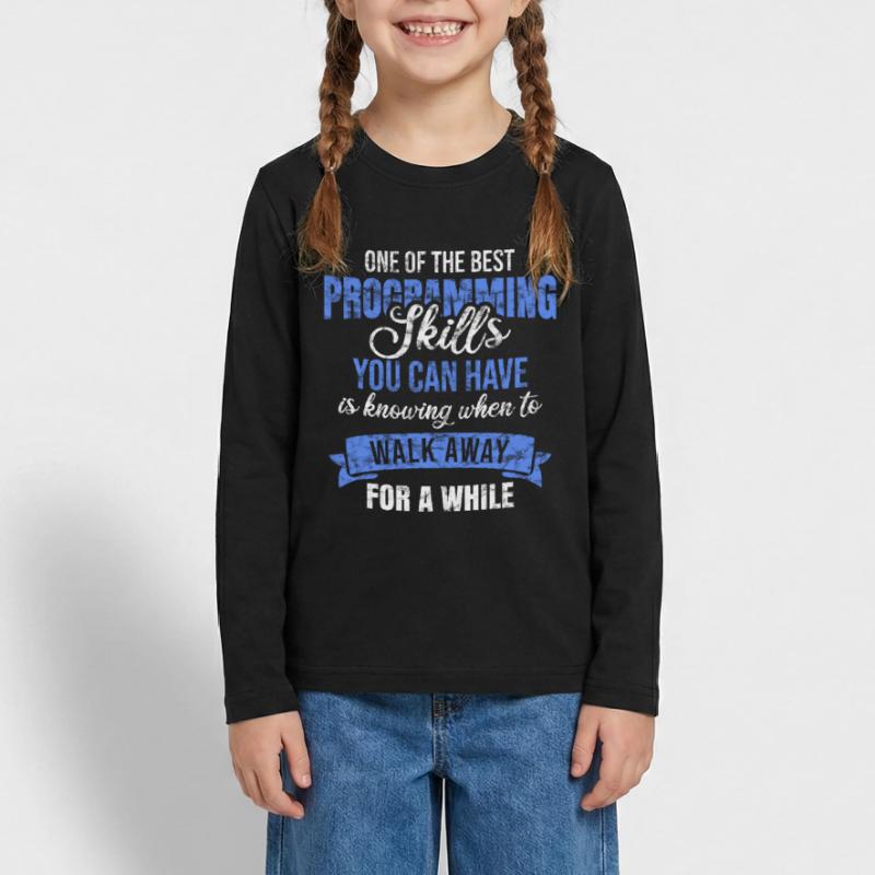 Programmierer Teenager Premium Bio Langarmshirt
