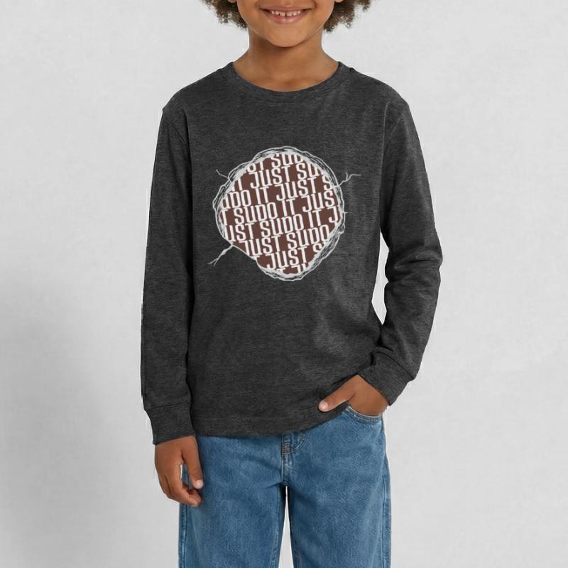 happy computer programming profession present idea Teenager Premium Organic Long Sleeve Shirt