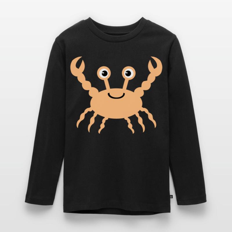 crab Teenager Premium Organic Long Sleeve Shirt
