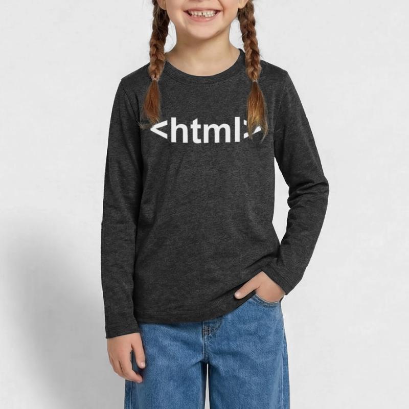 Computer nerd computer science html internet gift Teenager Premium Organic Long Sleeve Shirt